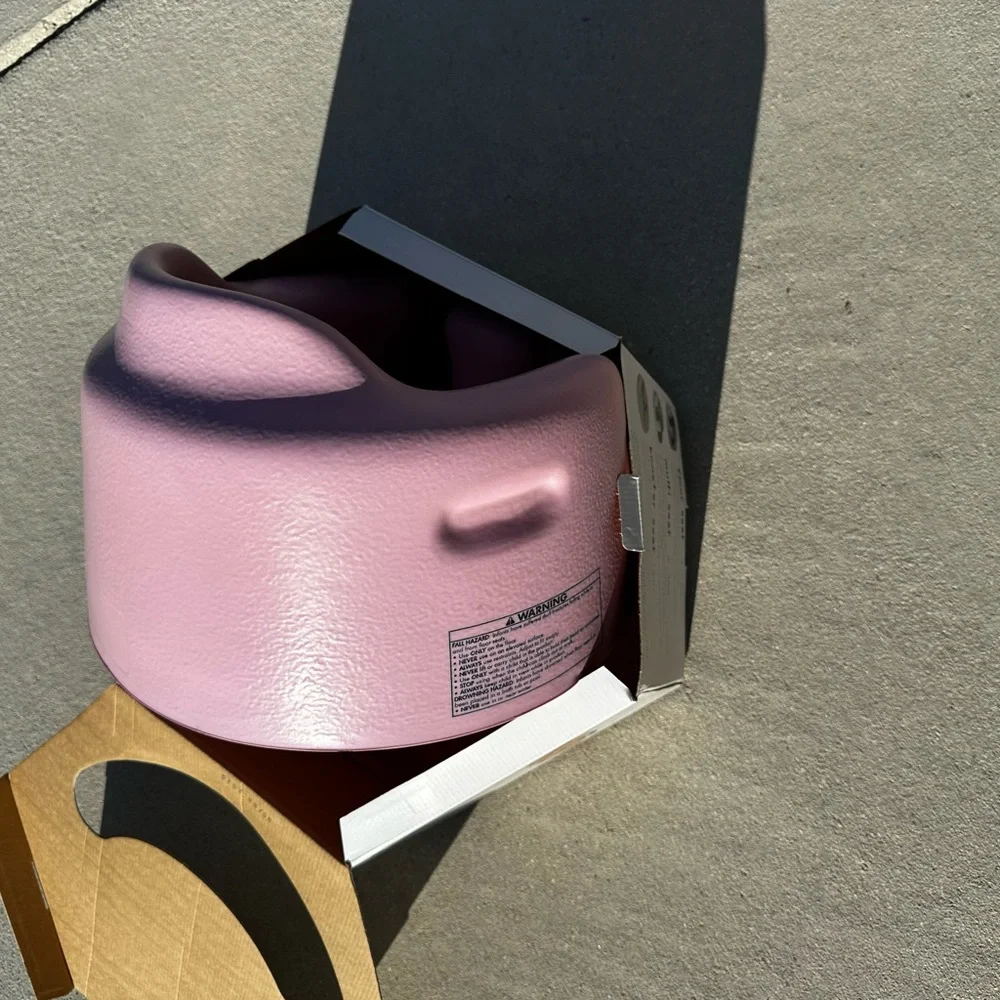 Pink Bumbo Baby Soft Foam Floor Seat w/3 Point Safety Harness NWB - Picture 5 of 7